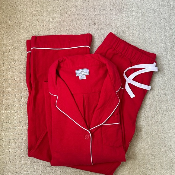 Petite plume red flannel pajamas - Picture 3 of 6